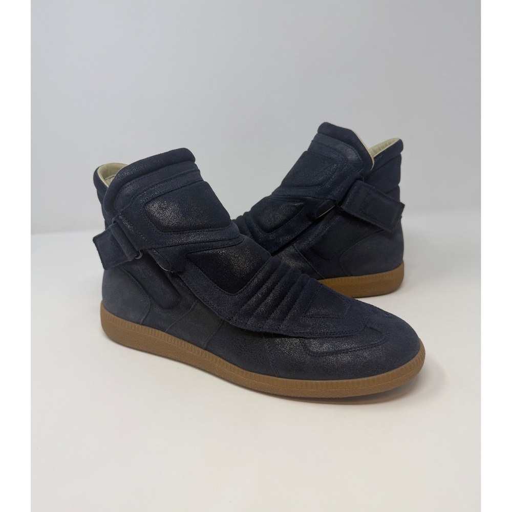 Maison Margiela Moto Suede Biker High Sneaker Size 9 US 42 EU